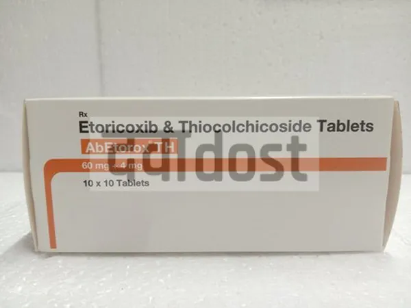 Abetorox 60mg/4mg Tablets 10s