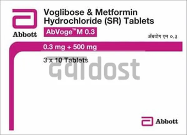 Abvoge M 0.3mg/500mg Tablet 