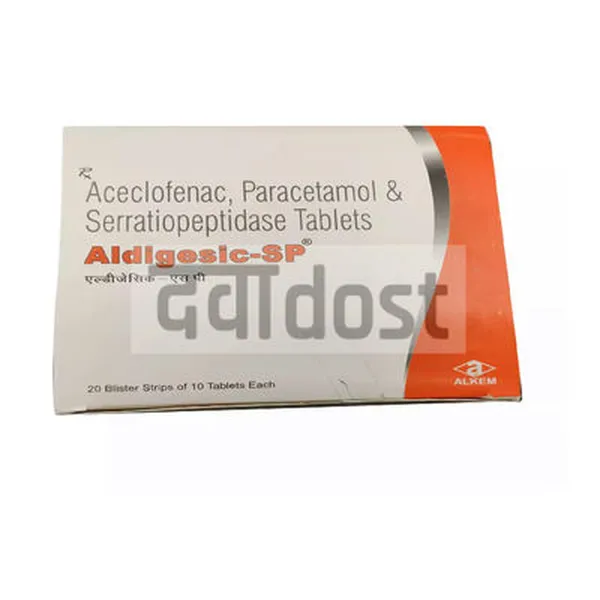 Aldigesic-SP 100mg/325mg/10mg Tablet