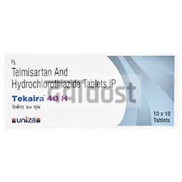 Tekaira H 40mg/12.5mg Tablet 10s