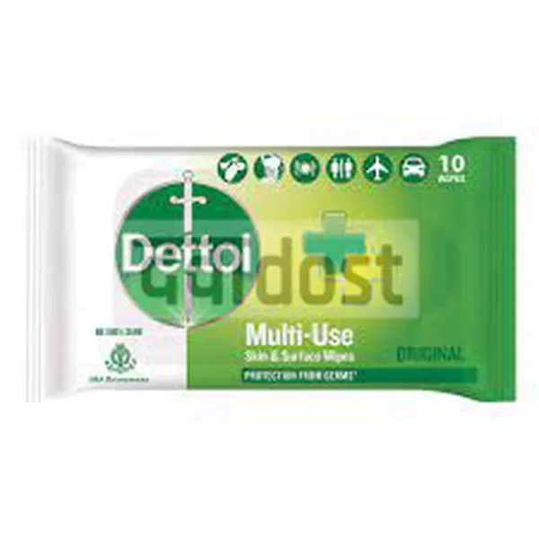 Dettol Original Multi Use Skin & Surface Wipes 40s