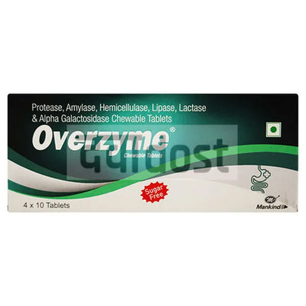 Overzyme Chewable Tablet 10s