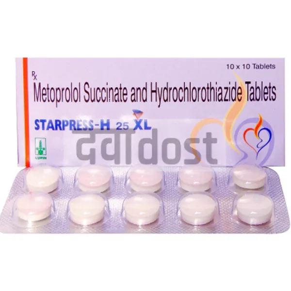 Starpress-H 25mg/12.5mg Tablet XL