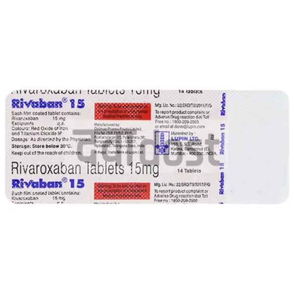 Rivaban 15mg Tablet