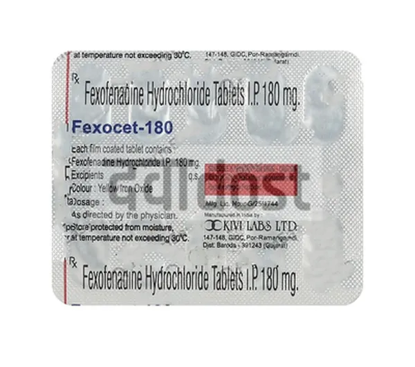 Fexocet 180mg Tablet