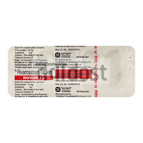 Rovor 15mg Tablet