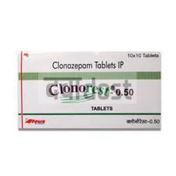 Clonarest E 0.5mg/10mg Tablet