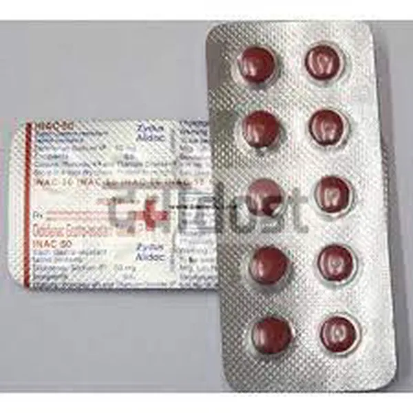 Inac P 50 mg/500 mg Tablet