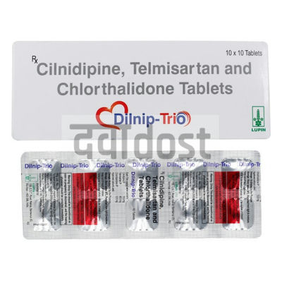 Dilnip Trio 40mg/10mg/6.25mg Tablet 10s