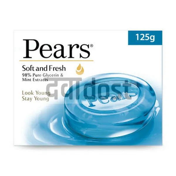 Pears Soft and Fresh  Bathing Bar 125gm 4s