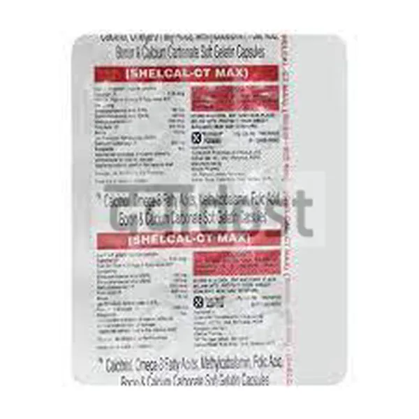 Shelcal CT Max Soft Gelatin Capsule 15s