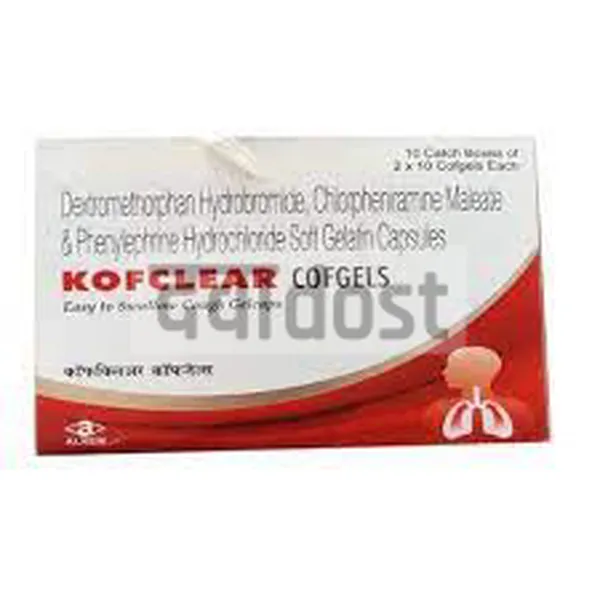 Kofclear 4mg/2.5mg Cofgels 