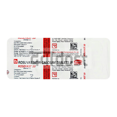 Rosefast 10mg Tablet 10s