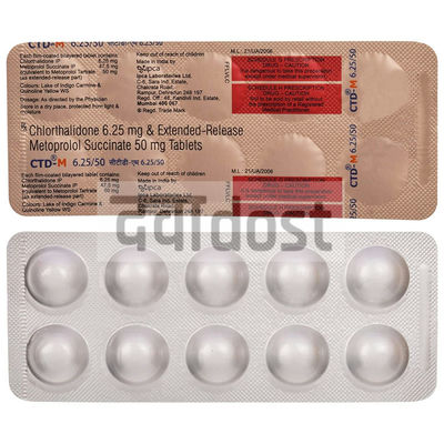 CTD-M 6.25/50 Tablet ER