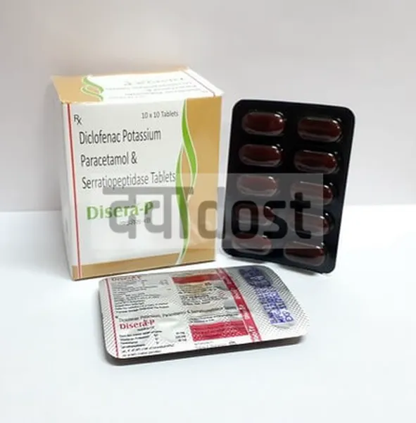 Disera P 50mg/325mg/10mg Tablet