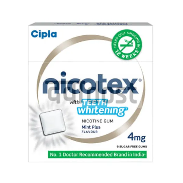 Nicotex Sugar Free 4mg Chewing Gums