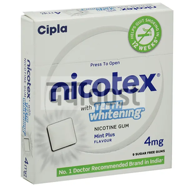 Nicotex Plus 4mg Chewing Gums Mint