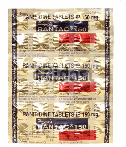 Rantac 150mg Tablet 30s