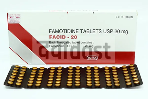 Facid 20  20mg Tablet 14s