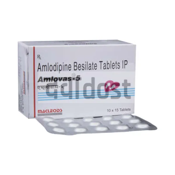 Amlovas 5mg Tablet