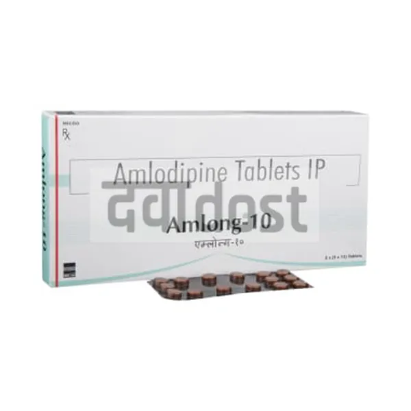 Amlong 10mg Tablet