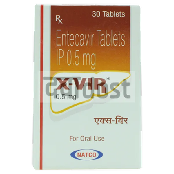 X Vir 0.5mg Tablet