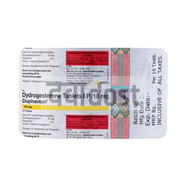 Duphaston 10mg Tablet