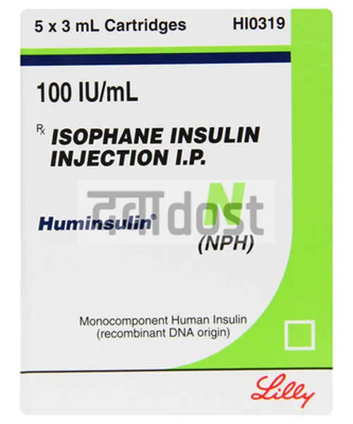 Huminsulin N 100IU/ml Cartridge