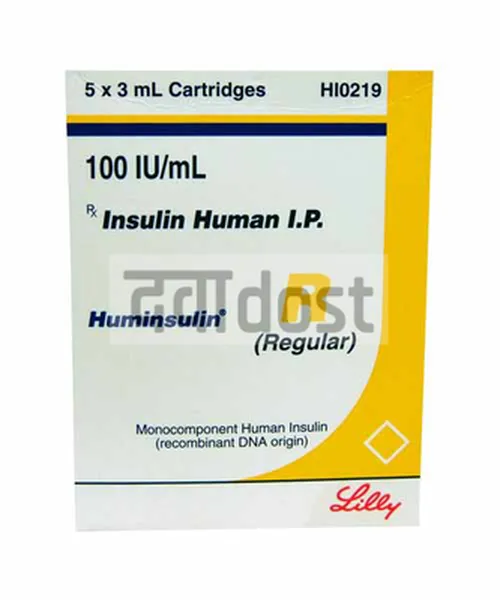 Huminsulin R 100IU Cartridge