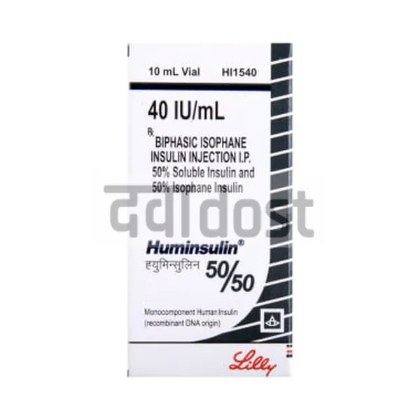 Huminsulin  50/50 Suspension for Injection 40IU/ml