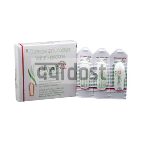 Cansoft-CL Vaginal Suppository 3s