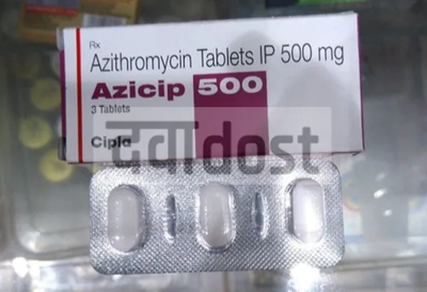 Azicip 500mg Tablet 3s