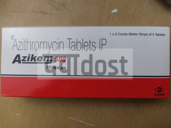 Azikem 500mg Tablet 3s