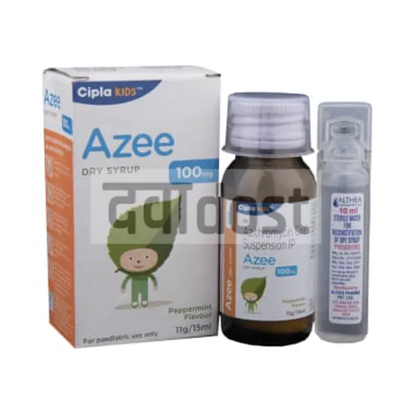 Azee 100mg Dry Syrup Peppermint