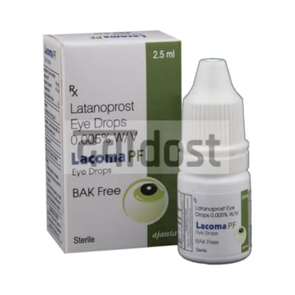 Lacoma PF Eye Drop BAK Free 2.5ml