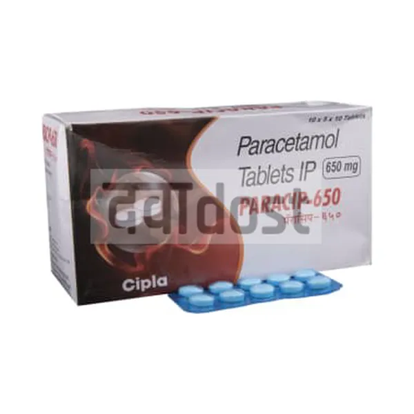 Paracip 650mg Tablet 10s