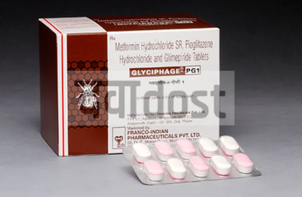 Glyciphage PG 1 Tablet SR 15s