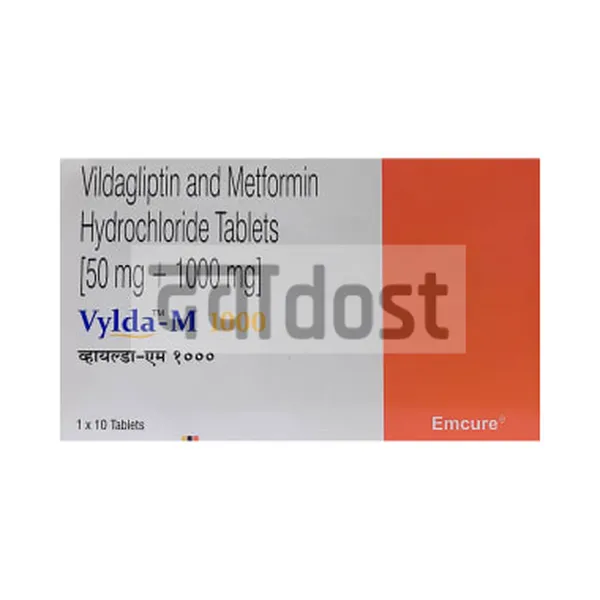 Vylda M 1000 Tablet Upto 1000 Off Dawaadost