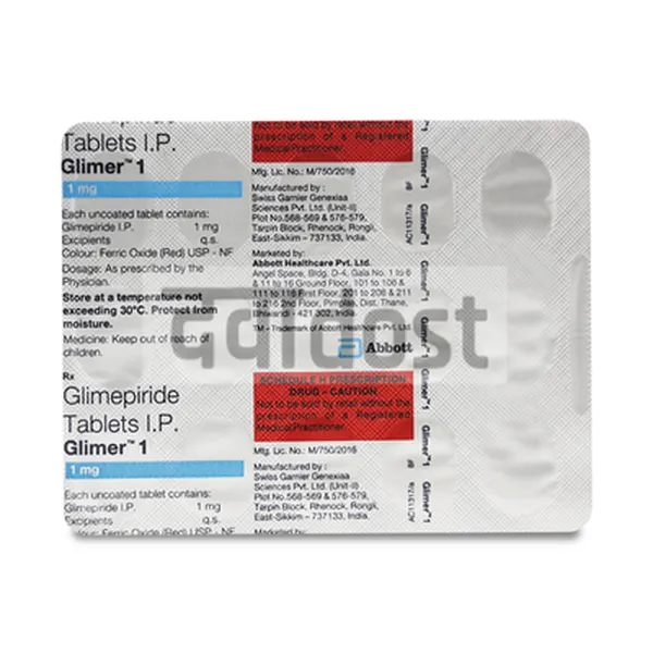 Glimer 1 Tablet