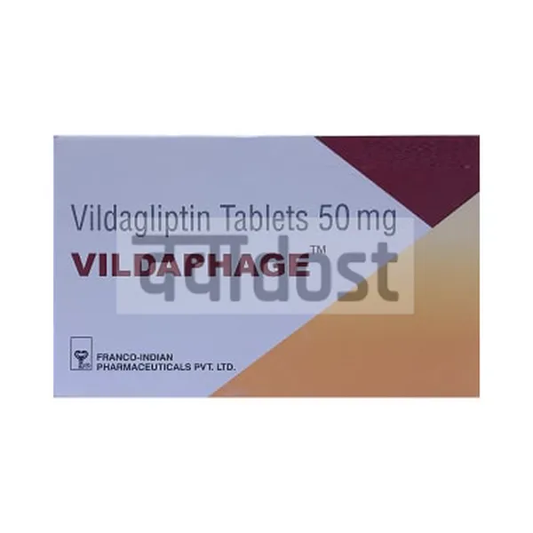 Vildaphage 50mg Tablet 15s