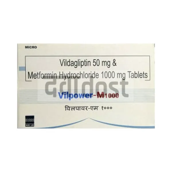 Vilpower M 1000mg/50mg Tablet 10s