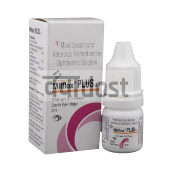 Milflox Plus 0.4 Sterlie Eye Drops