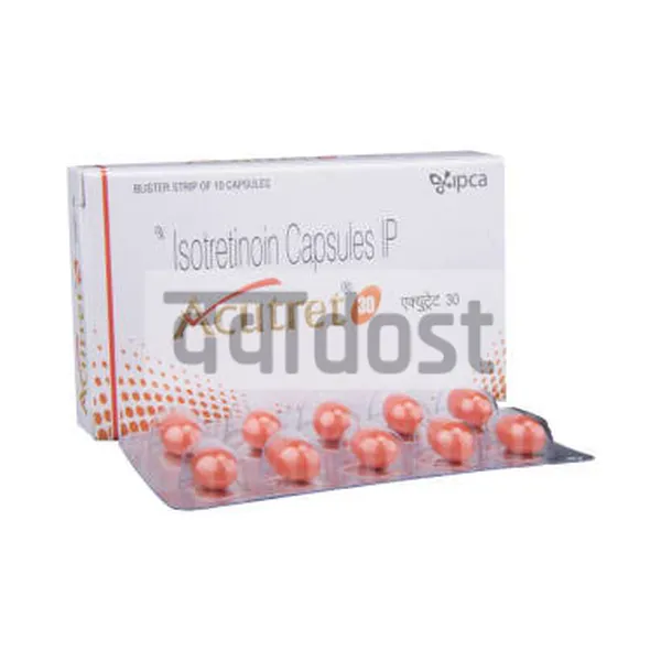 Acutret 30 Capsule 10s Upto 9.93% Off | DawaaDost