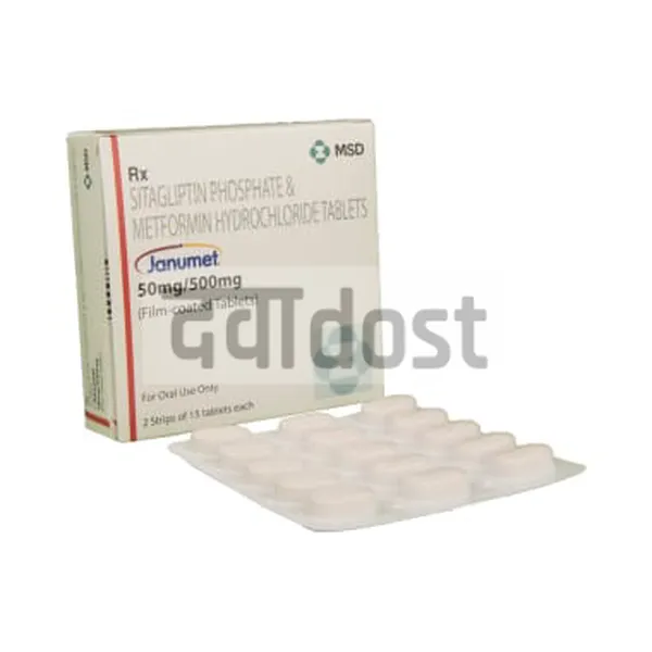 Janumet 50 mg/500 mg Tablet