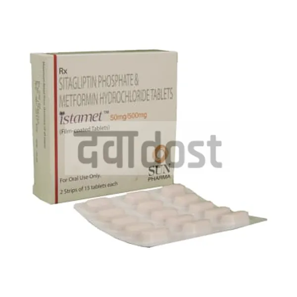 Istamet 50mg/500mg Tablet