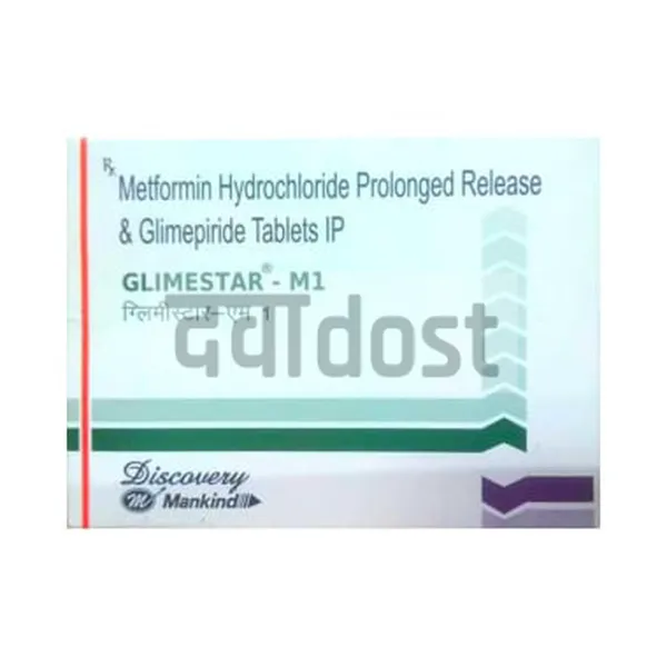 Glimestar M 1mg/500mg Tablet PR