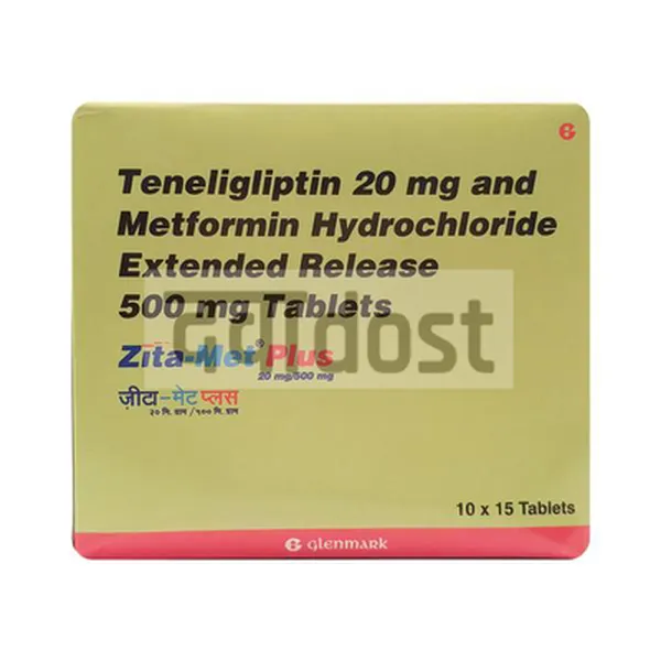 Zita-Met Plus 20mg/500mg Tablet ER