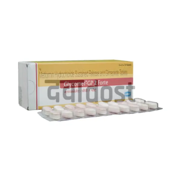 Glycomet GP 2mg/1000mg Forte Tablet SR 10s