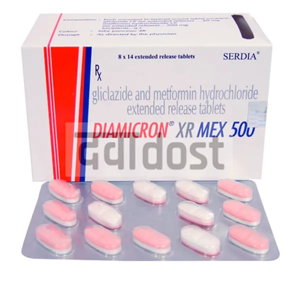 Diamicron XR Mex 500 Tablet