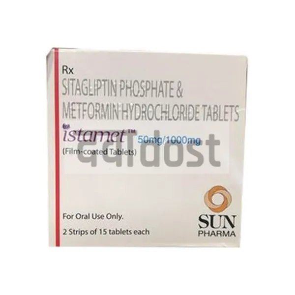 Istamet 50mg/1000mg Tablet